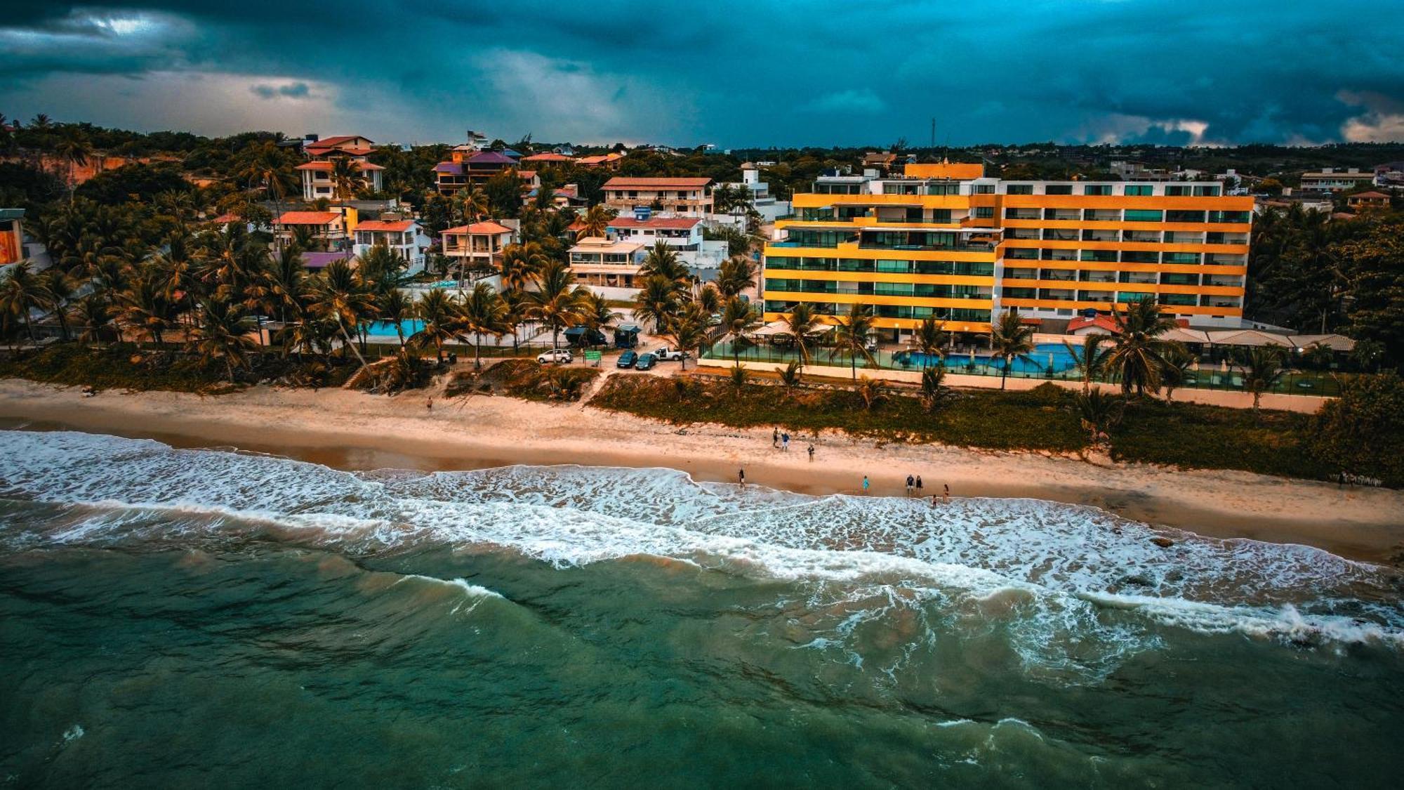 Praia Tabatinga Ap Beira Mar Com Vista Deslumbrante Da Praia ジャクマ エクステリア 写真