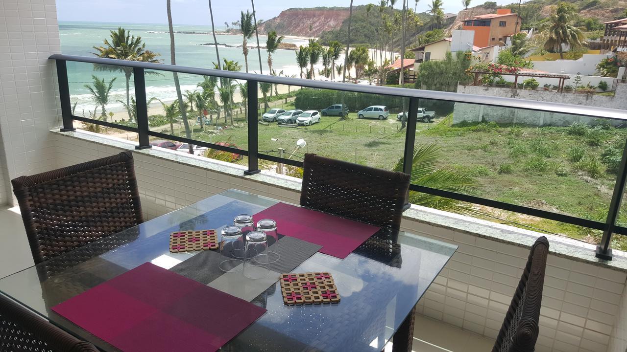Praia Tabatinga Ap Beira Mar Com Vista Deslumbrante Da Praia ジャクマ エクステリア 写真