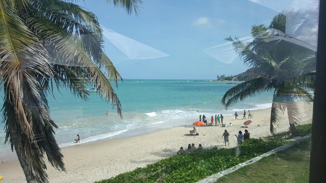 Praia Tabatinga Ap Beira Mar Com Vista Deslumbrante Da Praia ジャクマ エクステリア 写真