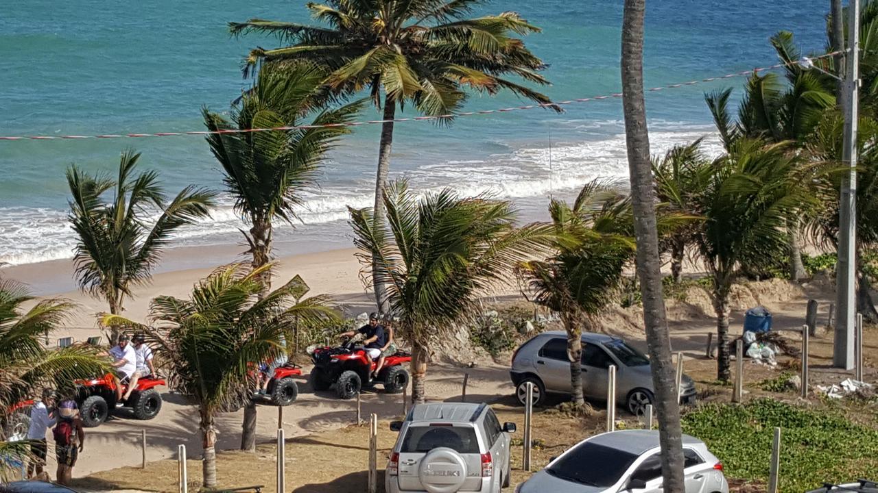 Praia Tabatinga Ap Beira Mar Com Vista Deslumbrante Da Praia ジャクマ エクステリア 写真