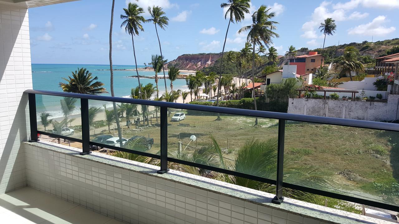 Praia Tabatinga Ap Beira Mar Com Vista Deslumbrante Da Praia ジャクマ エクステリア 写真