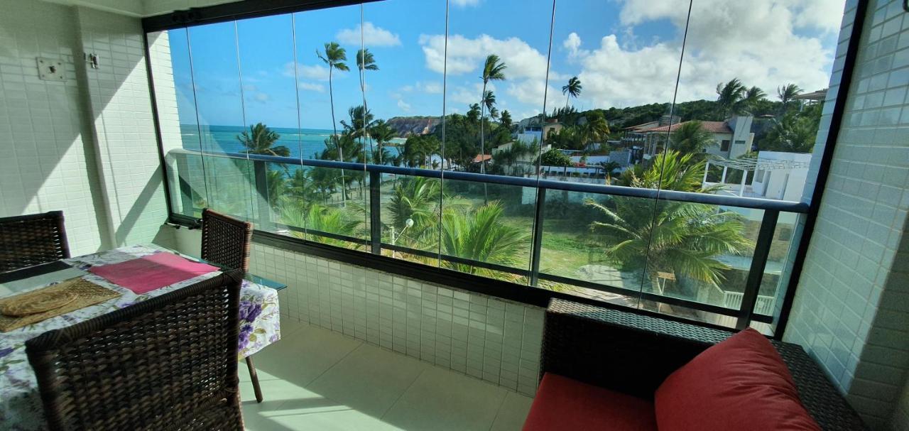 Praia Tabatinga Ap Beira Mar Com Vista Deslumbrante Da Praia ジャクマ エクステリア 写真